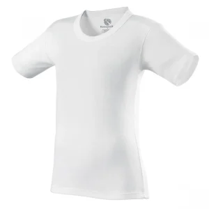 Playera ramoncito cuello redondo manga corta blanca infantil unisex