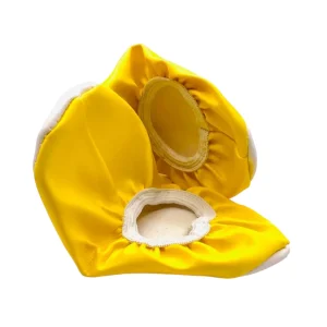 Zapatilla Chemise liso para Baile / Ballet / Disfraz | Tallas 12–26 Amarillo